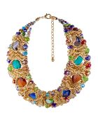 Collier plastron Tortak Deynos multicolore