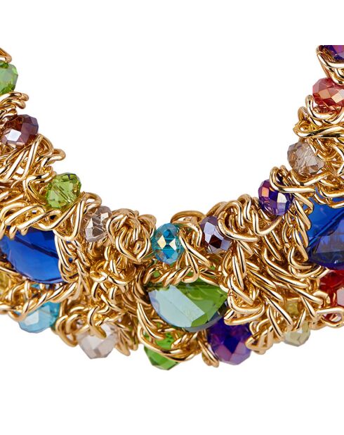 Collier plastron Tortak Deynos multicolore