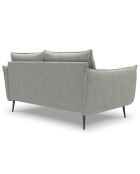 Canapé Elio 2 places gris clair - 158x100x97 cm