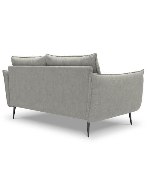 Canapé Elio 2 places gris clair - 158x100x97 cm