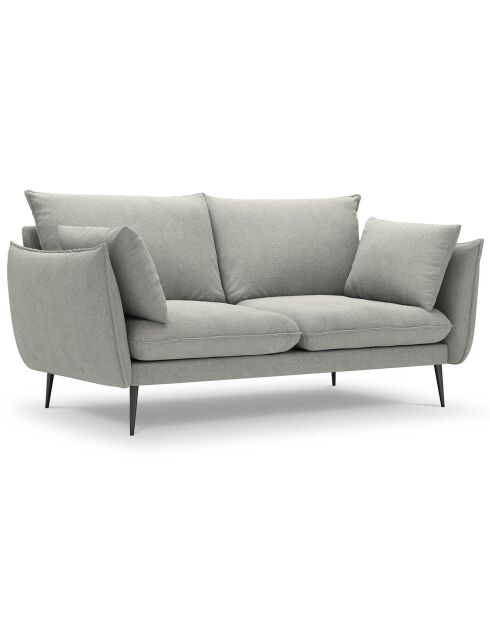 Canapé Elio 2 places gris clair - 158x100x97 cm
