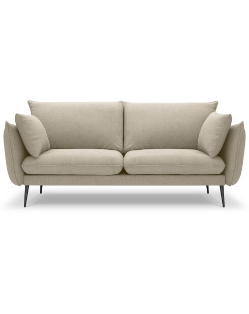 Canapé Elio 2 places beige - 198x100x97 cm