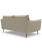Canapé Elio 2 places beige - 198x100x97 cm