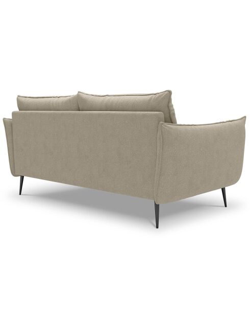 Canapé Elio 2 places beige - 198x100x97 cm