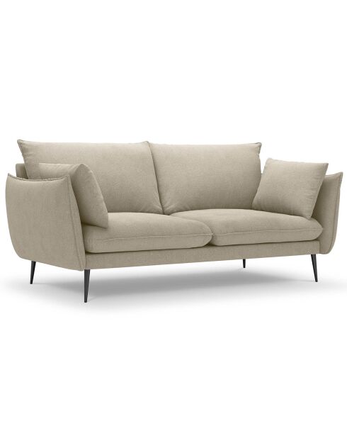 Canapé Elio 2 places beige - 198x100x97 cm