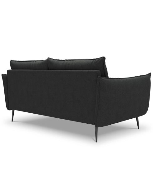Canapé Elio gris foncé - 198x100x97 cm