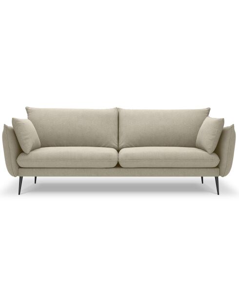 Canapé Elio 4 places beige - 228x100x97 cm