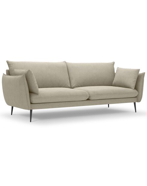 Canapé Elio 4 places beige - 228x100x97 cm