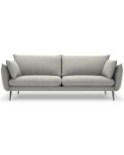 Canapé Elio 4 places gris clair - 228x100x97 cm