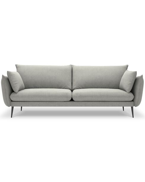 Canapé Elio 4 places gris clair - 228x100x97 cm