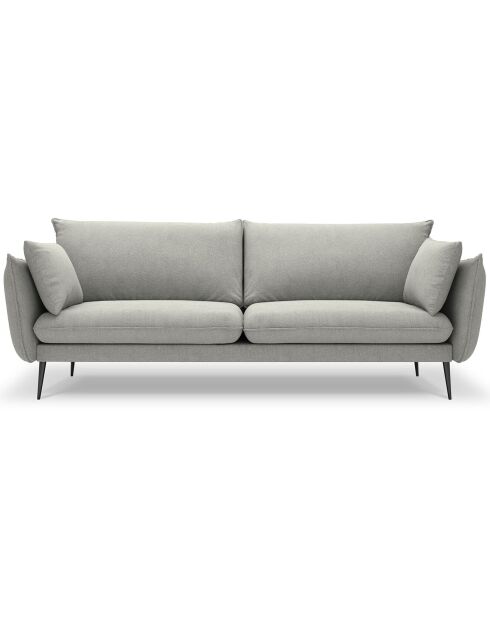 Canapé Elio 4 places gris clair - 228x100x97 cm