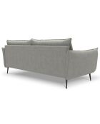 Canapé Elio 4 places gris clair - 228x100x97 cm