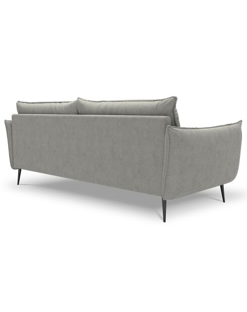 Canapé Elio 4 places gris clair - 228x100x97 cm
