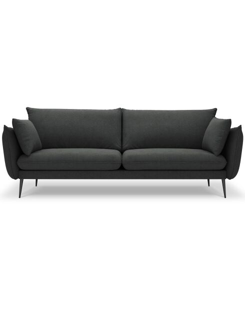 Canapé Elio 4 places gris foncé - 228x100x97 cm