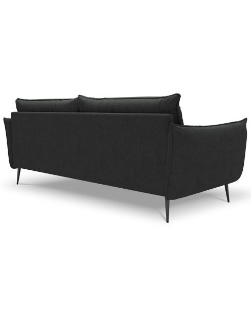 Canapé Elio 4 places gris foncé - 228x100x97 cm