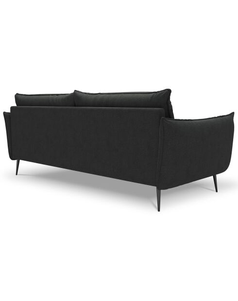 Canapé Elio 4 places gris foncé - 228x100x97 cm
