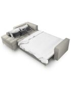 Santo 5-zits converteerbare linkerhoekbank met opbergbox lichtgrijs - 240x175x96 cm