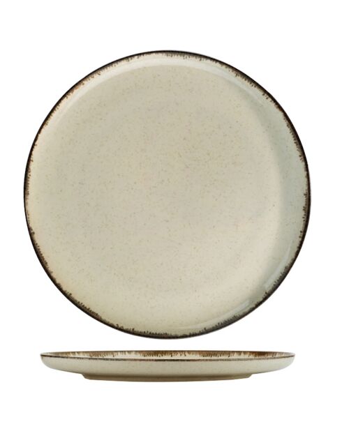Service de table en Porcelaine beige - 24 pièces
