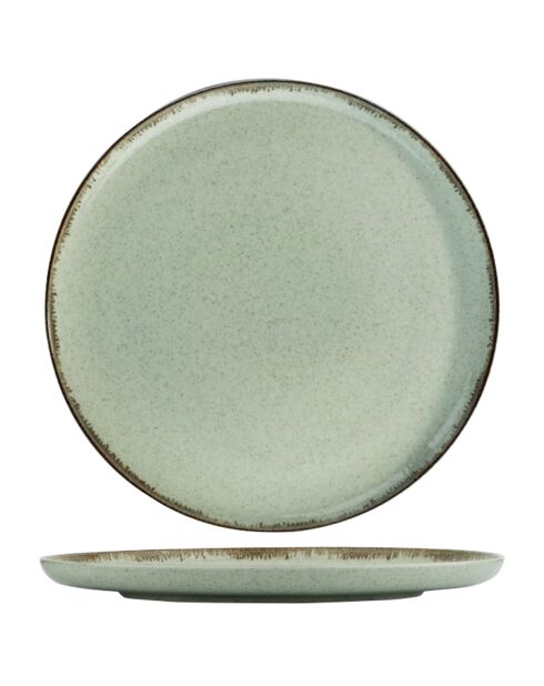 Service de table en Porcelaine vert - 24 pièces