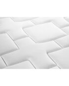Matelas à ressorts ensachés double face Mio blanc/noir - 200x160 cm