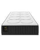 Matelas à ressorts ensachés double face Enzo blanc/noir - 190x90 cm