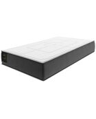 Matelas en mousse double face Fabio blanc/noir - 200x90 cm