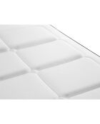 Matelas à ressorts ensachés Galileo blanc/noir - 190x90 cm