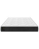 Matelas en mousse double face Gianni blanc/noir - 190x140 cm