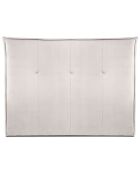Tête de lit en velours Monica beige - 160x120 cm