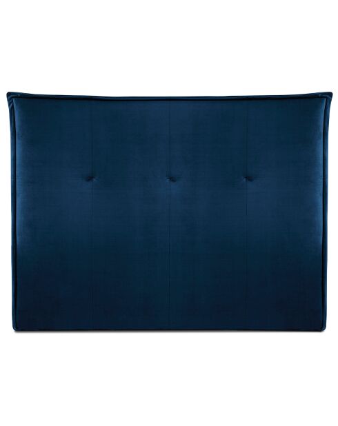 Tête de lit en velours Monica bleu roi - 160x120 cm