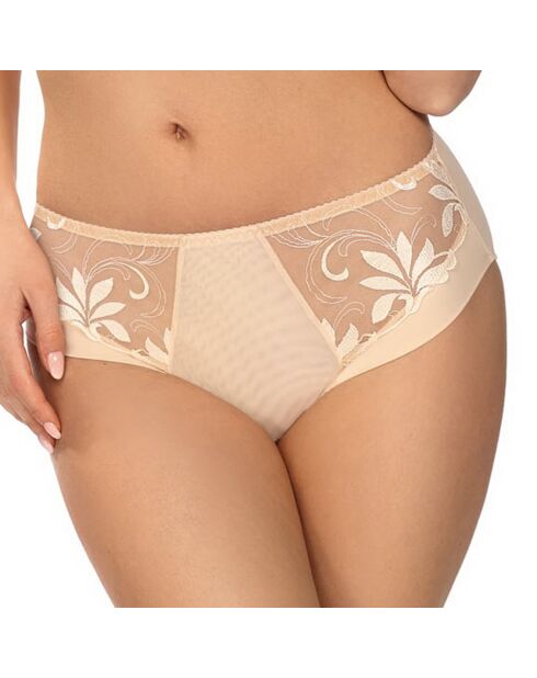 Culotte taille haute Isabelle beige