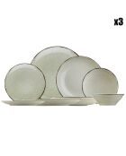 Service de table en Porcelaine beige - 24 pièces
