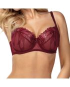 Soutien-gorge soft Cindy bordeaux