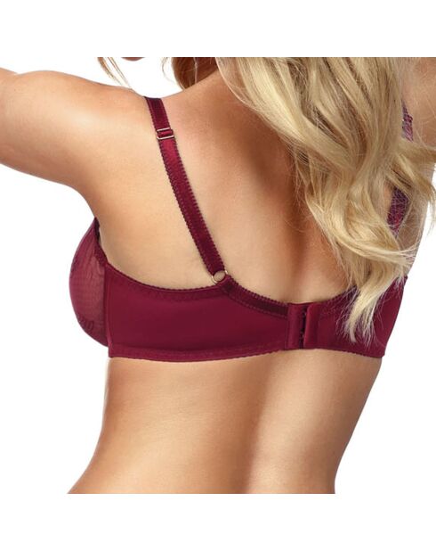 Soutien-gorge soft Cindy bordeaux