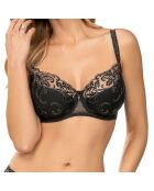 Soutien-gorge semi-soft Giselle noir/argenté