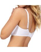 Soutien-gorge semi-soft Giselle blanc/argenté