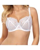 Soutien-gorge soft Giselle blanc/argenté