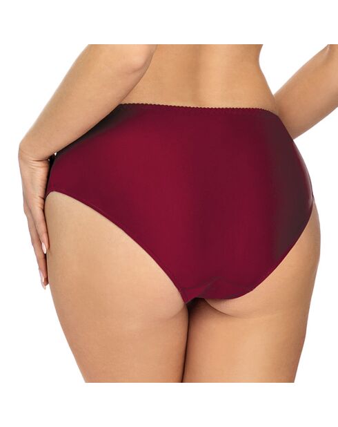 Culotte taille haute Cindy bordeaux