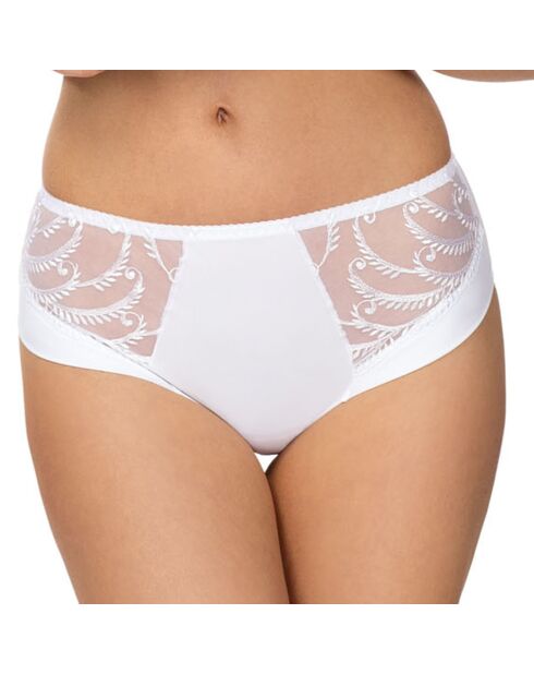 Culotte taille haute Rebeca blanche