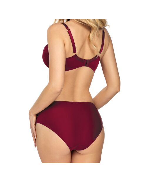 Soutien-gorge semi-soft Cindy bordeaux