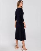 Robe Dalla bleu marine