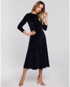 Robe Dalla bleu marine