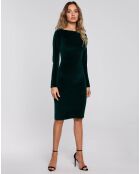 Robe Leticia vert foncé