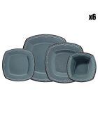 Service de table en Porcelaine bleu - 24 pièces