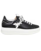 Sneakers en Cuir Bee noires