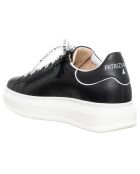 Sneakers en Cuir Bee noires