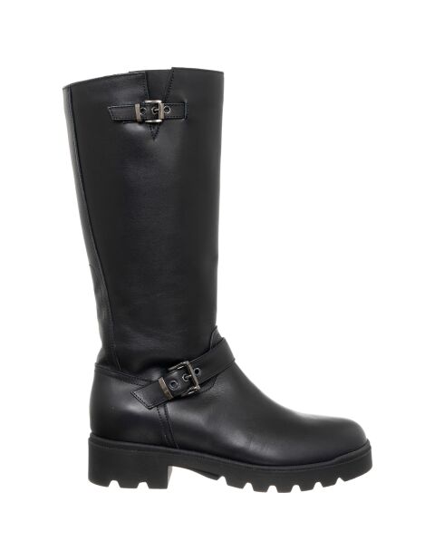 Bottes en Cuir Anastasia noires