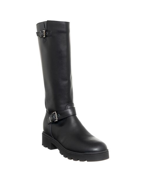 Bottes en Cuir Anastasia noires