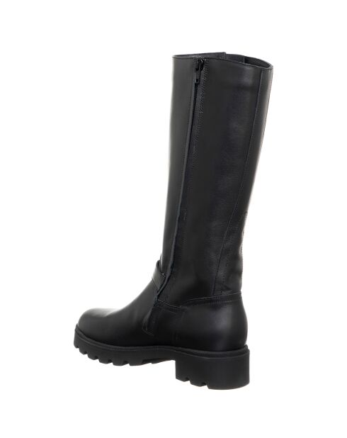 Bottes en Cuir Anastasia noires