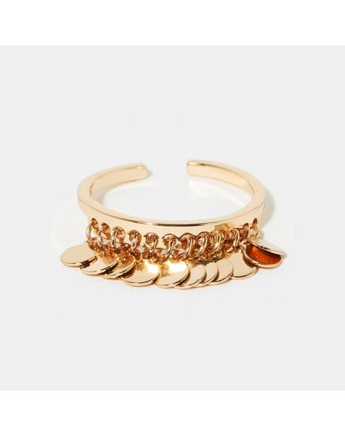 Bague ajustable Tissia dorée